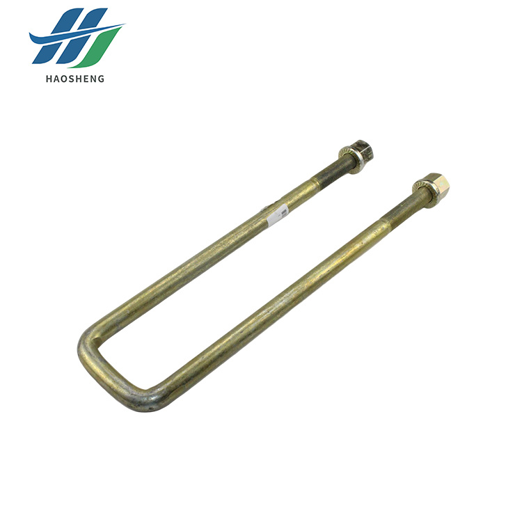 Square U Bolts for Leaf Spring High Quality Spring U Bolt for Isuzu Truck 700p Npr6sn 1-51371195-0