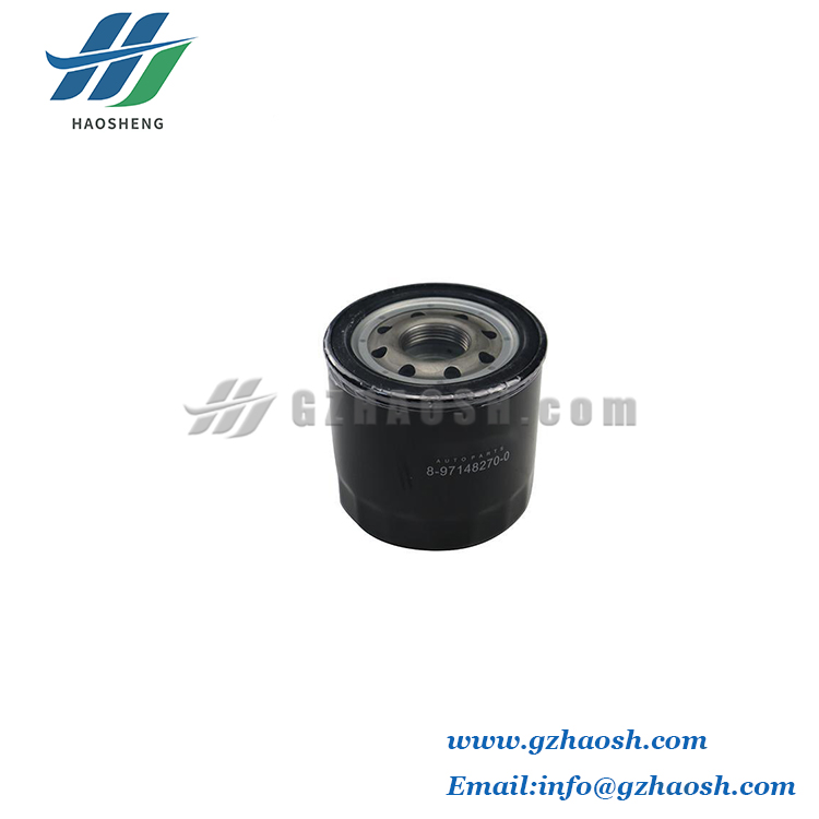 Japanese Auto Parts Wholesale Element Oil Filter for Isuzu Truck Npr 700p 8-97148270-0