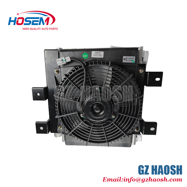 8100610-P301  8100610P301 Air Conditioning Condenser Assembly With Electric Fan For Isuzu 700P