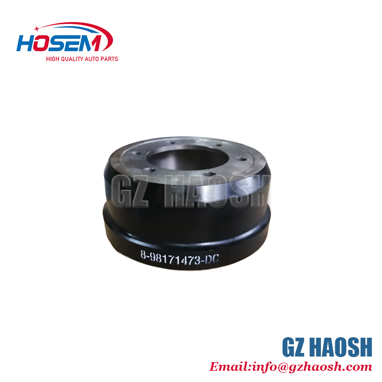 Wholesale Auto Parts Rear Brake Drum 8-98171473-0 8-98171473-1 Fit For Isuzu NQR BUS
