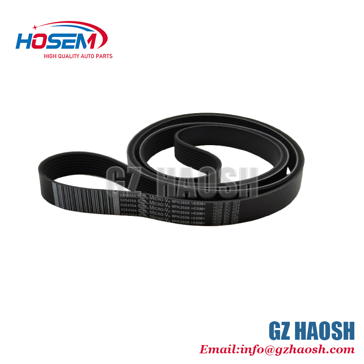 Foton Auto Parts Fan Belt 5254354 (8PK2609) Suitable For Cummins ISF2.8 Truck Parts